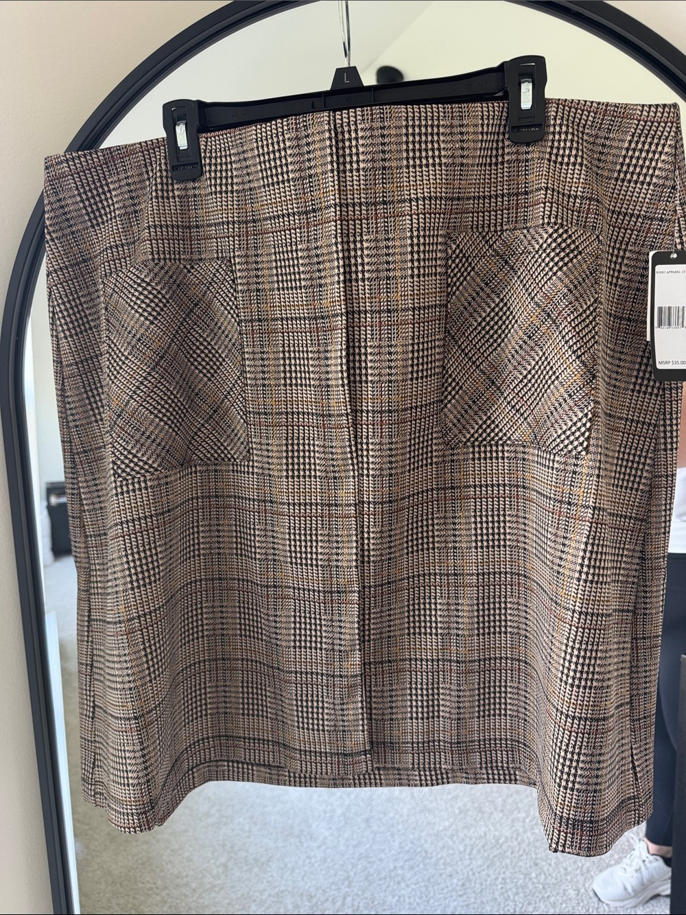 Soho Apparel Plaid Skirt